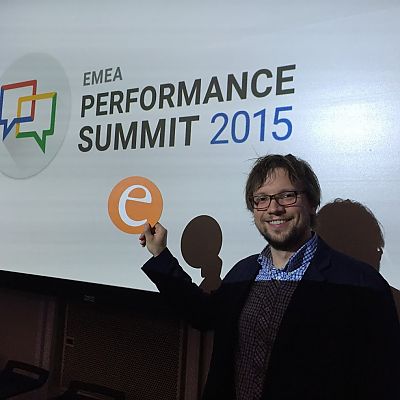 Oktober 2015, Paris:   Für unseren Peter stand der "Google EMEA Performance Summit 2015" im Google Office in Paris auf der Agenda. 