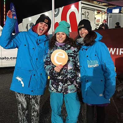 Januar 2015, Österreich: Unsere Slowenin Ana bei den FIS Freestyle Ski & Snowboard World Championships Kreischberg 2015 am Kreischberg in der Steiermark (Österreich).