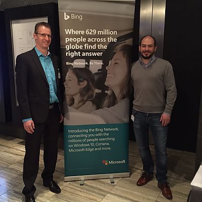 April 2016: Aufbruchstimmung bei unserem Partner Bing. Michael hat heute viele Insights vom "Bing Product Advisory Group Meeting" aus München mitgebracht.﻿