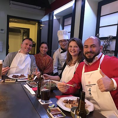 Dezember 2018: Das Meeting mit unserem Kunden TonerPartner.de hatte seinen Höhepunkt am "Teppanyaki". Großes Dankeschön an das Japan Restaurant Ishihara.