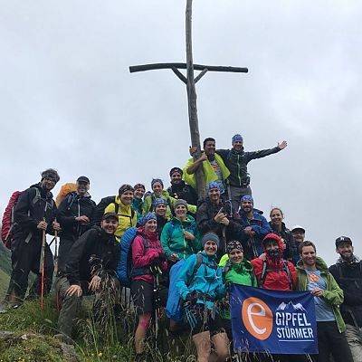 Juli 2018: 2. exitoAlpenCross Etappe. Gipfelglück!