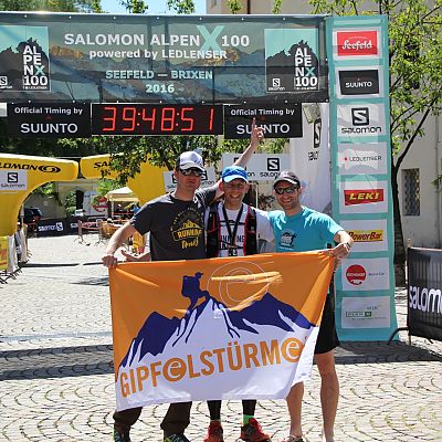 August 2016: AlpenX100 2016, Seefeld - Brixen. Unser Stefan rennt 100 Meilen nonstop über die Alpen.