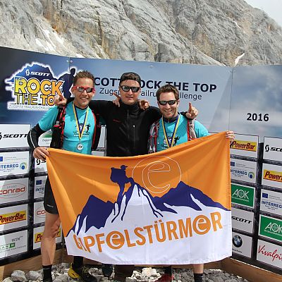 Juli 2016: Zugspitz Berglauf im Rahmen der Zugspitz Trailrun Challenge. 