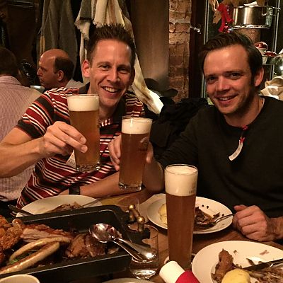 November 2015: Prost, Stefan! Bayerischer Abend im WIRTSHAUS zum STRAUBINGER beim gestrigen Google Shopping Club-Treffen in München