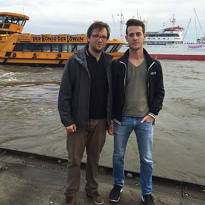 September 2015: Christoph und Peter beim ersten Squared Alumnitreffen in Hamburg.