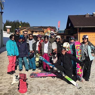 März 2015: Blue Tomato Work & Fun Reloaded! Mit gemeinsamem Ski- und Snowboardtag inklusive Snowboardkurs.