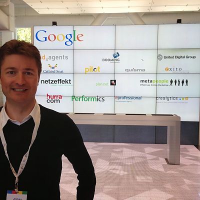 Mai 2014: Beim Google SEM Executive Summit in Mountain View.﻿