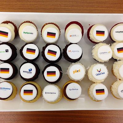 Mai 2014: Google hat uns zum Fressen gern :-) Süße Mini-Cupcake Überraschung beim Google SEM Executive Summit in Mountain View.﻿