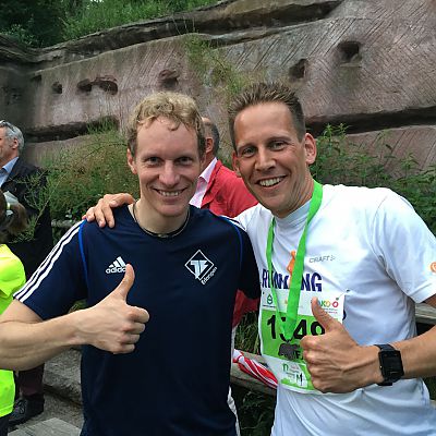 Juni 2016: Stefan absolviert die 10 km beim Tiergartenlauf Nürnberg in 00:40:54.93 auf Platz 2. Auf Platz 1 landet Markus-Kristan Siegler.