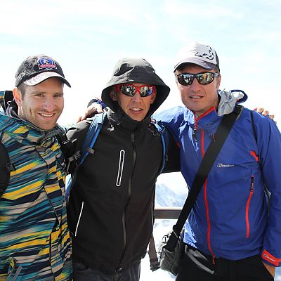 September 2017: exito Trailrunning-Crew beim UTMB Berg-Ultramarathon.